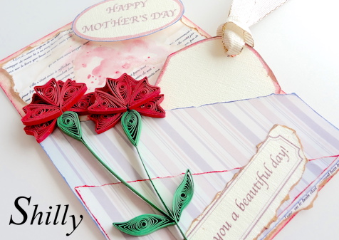 母の日のカードを手作りしよう！Let make Mother's Day Card! | Shilly